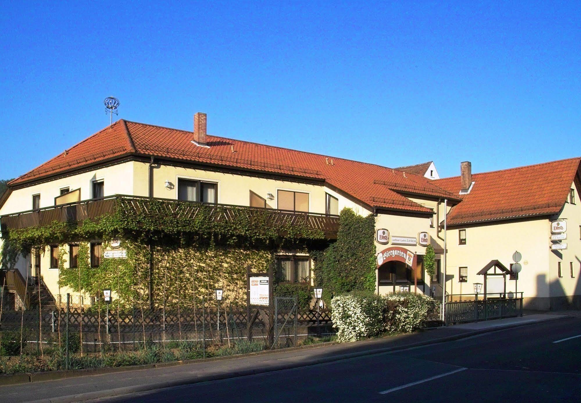 Gasthof Zur Krone Leidersbach Exterior photo
